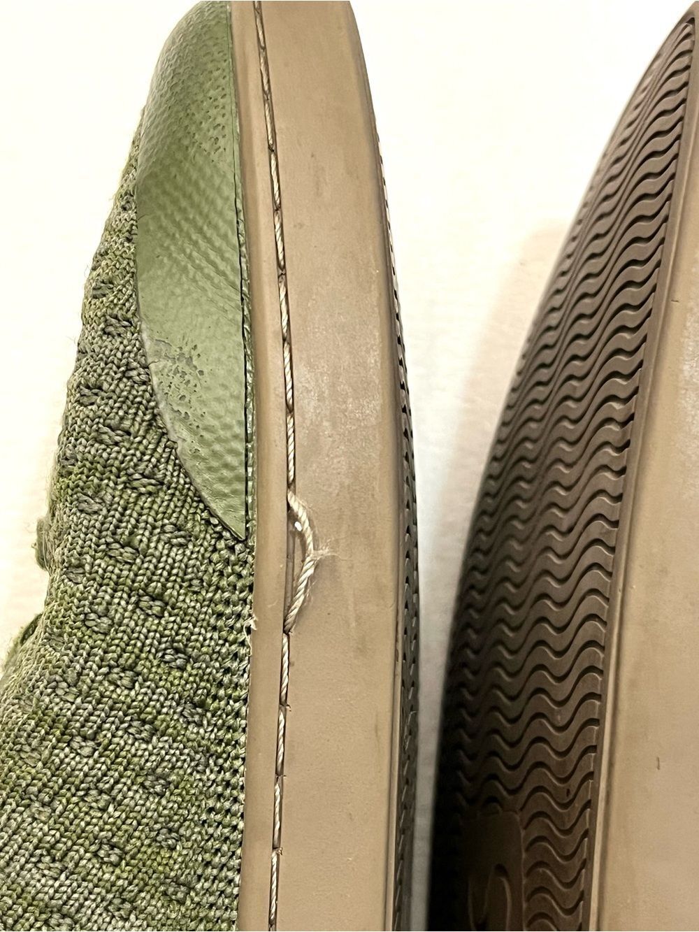 Suavs The Legacy High-Top Sneakers Recycled Knit Olive Green Slip-On Shoes - Picture 9 of 16